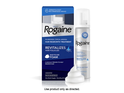 trimme Studiet Udvalg Men's Rogaine 5% Minoxidil Topical Foam, 3 Month Supply | Meijer