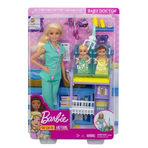 Dream Big with Barbie&#174; Baby Doctor Doll &amp; Playset!