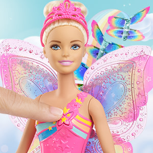 Barbie dreamtopia fairy doll with flying wings online