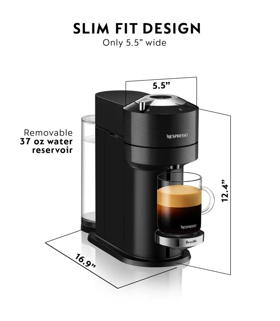 NESPRESSO ヴァーチュオ　ネクスト　マットブラック　スペシャルパック Nespresso Vertuo Next Premium by Breville | Espresso Machine