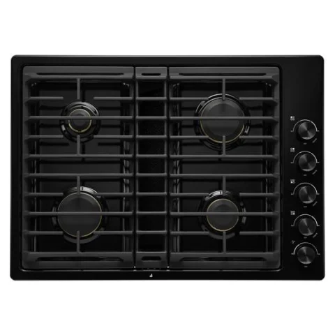 Black 30&quot; JX3™ Gas Downdraft Cooktop