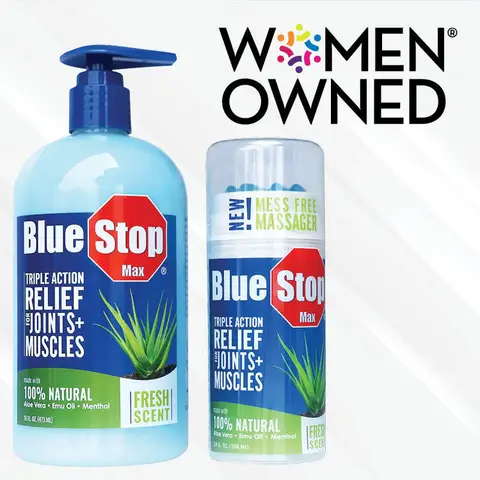 Blue Stop Max Massage Gel for Body Aches, 16 fl. oz. - Sam's