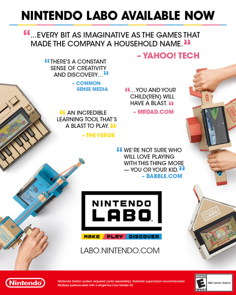 Buy Nintendo Labo Toy-Con 01 Variety Kit Online In Dubai, 55% OFF