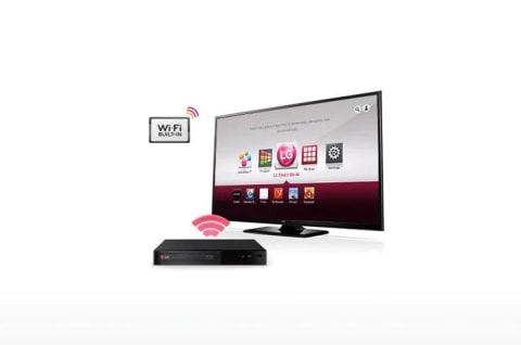 LG Blu Ray DVD Player with Remote for TV DVD Blu Ray Player 4K Combo with  Built-in Wi-Fi, , Netflix,  LG Blu-Ray/DVD Player Includes