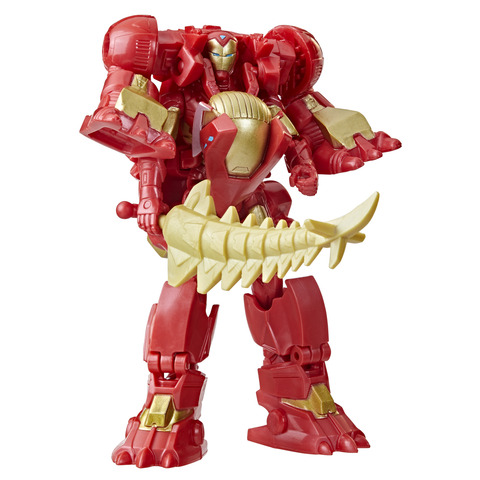 Marvel: Mech Strike Mechasaurus Iron Man and Iron Stomper Kids Toy Action  Figure for Boys and Girls Ages 4 5 6 7 8 and Up (4”)