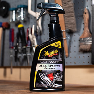 Meguiar's - Ultimate All Wheel Cleaner delivers powerful cleaning  performance that is still safe for all wheel finishes! 👊 . The  deep-cleaning gel formula turns brake dust purple and road grime brown