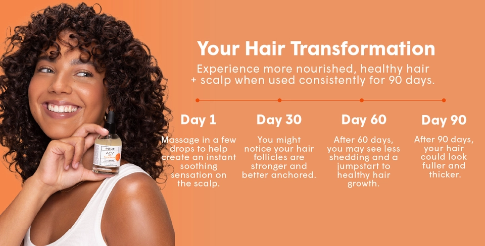 Apple Cider Vinegar Daily Scalp Serum - Your Hair Transformation | dpHUE