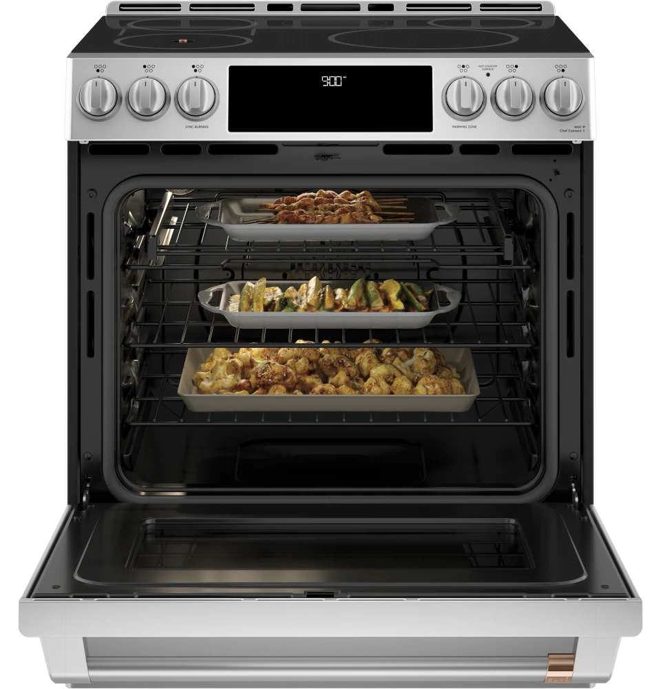 Cafe 30 In. Slide-In Convection Range CHS90XP2MS1 | Abt