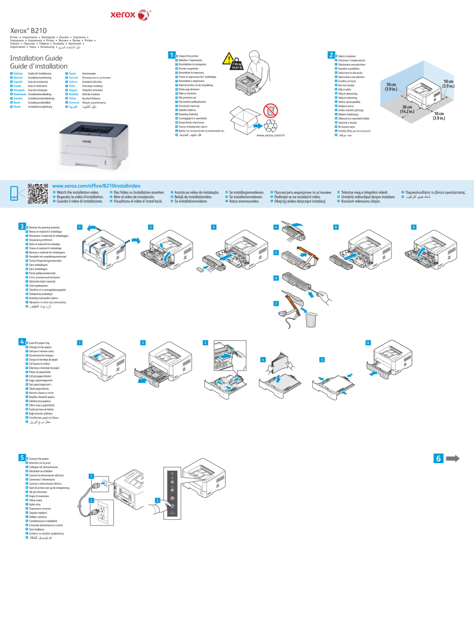 Xerox B210dni Printer Bw Laser Grand Toy 6358