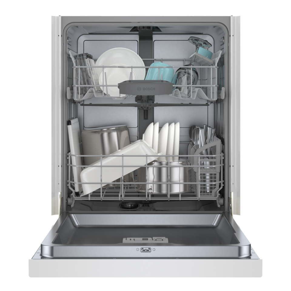 Bosch 100 Series Smart Dishwasher with PrecisionWash and PureDry