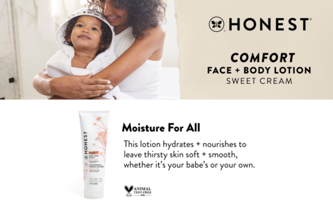 The Honest Company Baby Face + Body Lotion, Comfort Sweet Cream, 8.5 fl.  oz. 