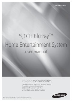 Samsung HT-C6600 5.1 Blu-ray 3D™ Home Theater System - Sam's Club