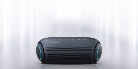 LG Portable Bluetooth Speaker with LED Lighting, Black, PL5