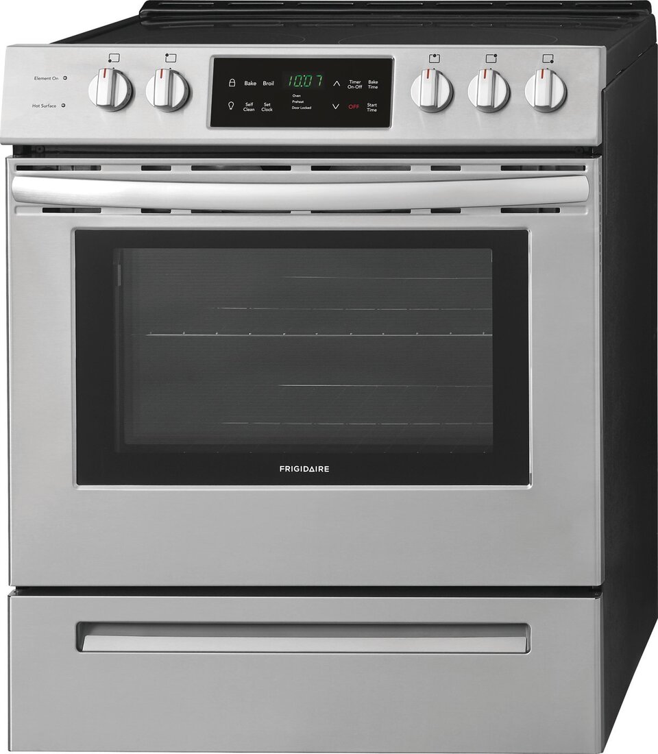 Frigidaire 40-in Self-Cleaning Electric Range (White) at