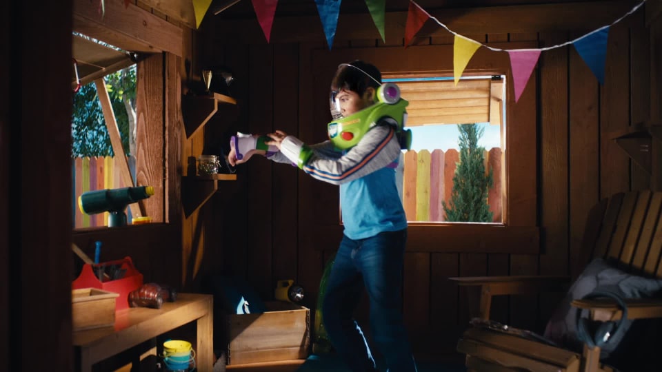 thumbnail video image 2 of Disney Pixar Toy Story Buzz Lightyear Wrist Communicator, 2 of 9