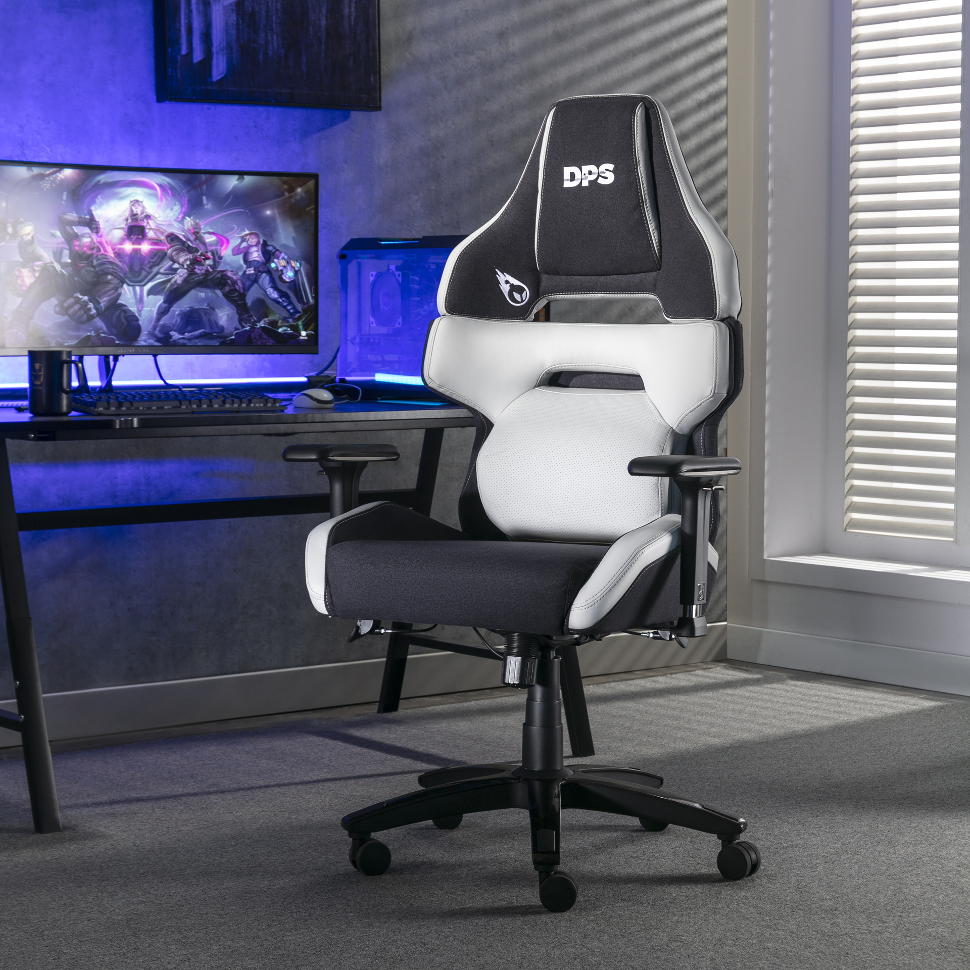 DPS Centurion Gaming Office Chair with Adjustable Headrest