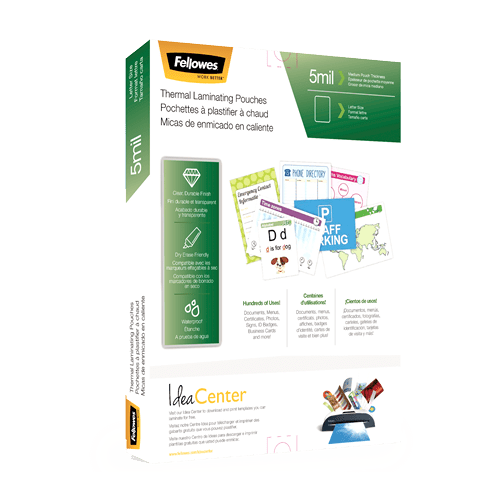 Fellowes Laminating Pouches - Letter, 5 Mil, 200 Pack, 200 / Pack