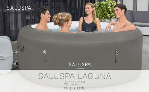 SaluSpa Laguna AirJet with EnergySense Cover 71 in. x 26 in. 