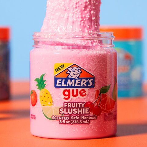 Elmer's Gue Premade Slime - Fruity Slushie Scented Slime, 8 oz