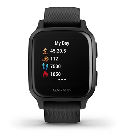 Garmin Venu Sq Music Edition GPS Smartwatch - Rose Gold
