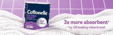 Cottonelle Ultra Comfort Toilet Paper, 6 Mega Rolls, 244 Sheets