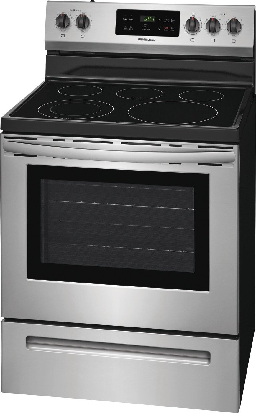 Frigidaire FFEF3054TS 30 Inch Electric Freestanding Range Stainless Steel 