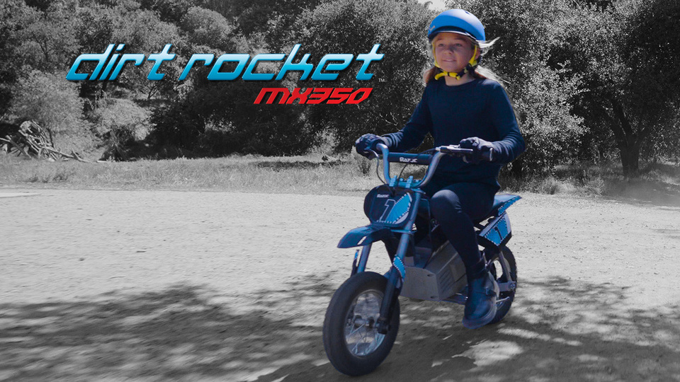 Razor Dirt Rocket MX350 - Pink, up to 14 mph, 24V Electric-Powered Dirt Bike for Kids 13+ - image 2 of 10