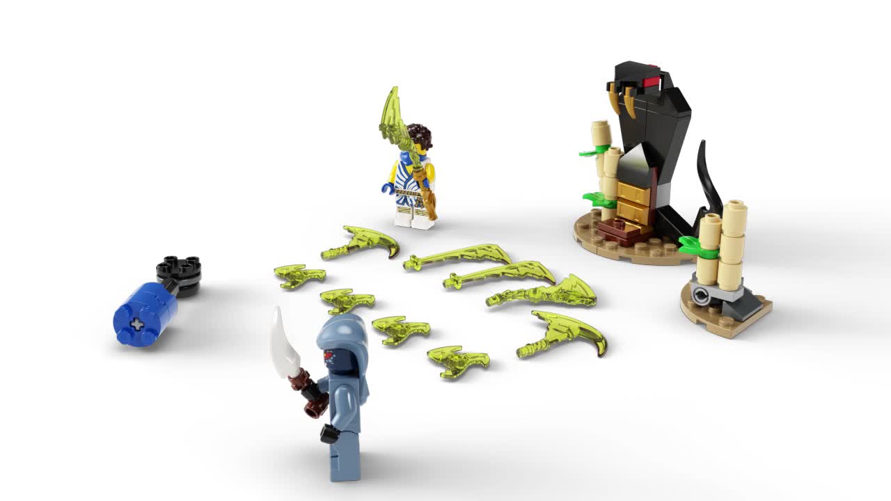 NEW LEGO NINJAGO FIGHT THE POWER OF THE SNAKES READ BUILD PLAY SET COLE & LASHA 