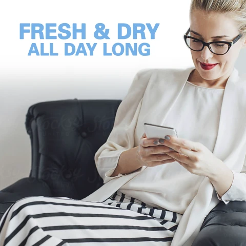 Fresh &amp; dry all day long