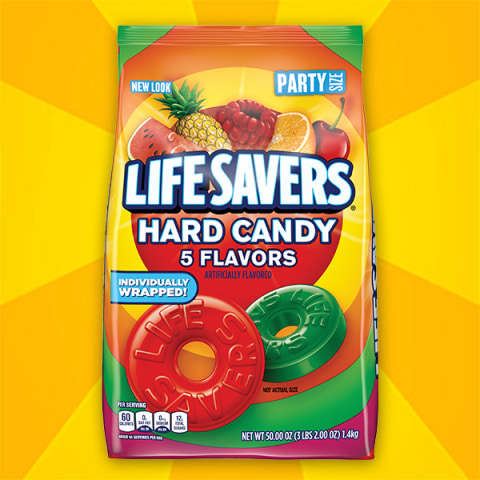 LIFE SAVERS Fruit Variety Hard Candy Sharing Size Bag, 14.5 oz