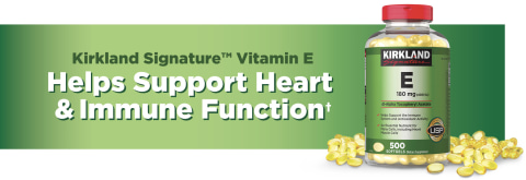 Kirkland Signature Vitamin E Helps Support Heart & Immune Function