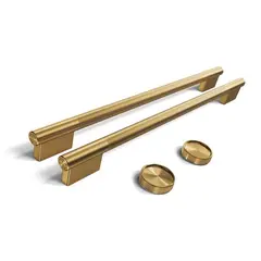 KitchenAid Handle And Knob Kit For Double Wall Oven in Brass