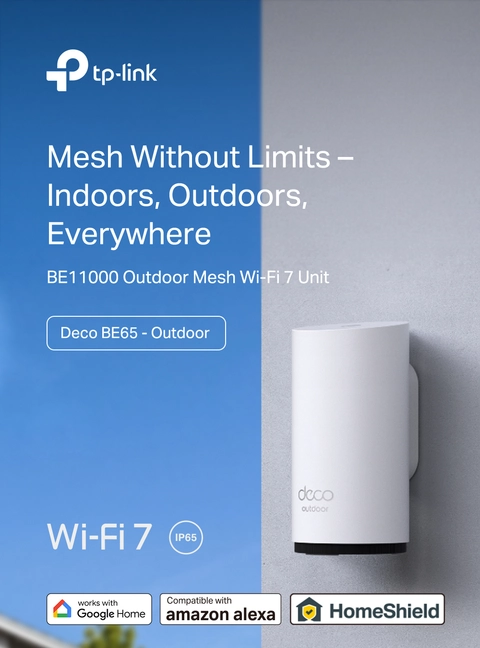 TP Link Deco 7 Pro BE11000 Weatherproof Outdoor Tri Band Wi Fi 7