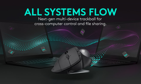 Trackball wireless avanzata Logitech MX ERGO con piastra inclinabile