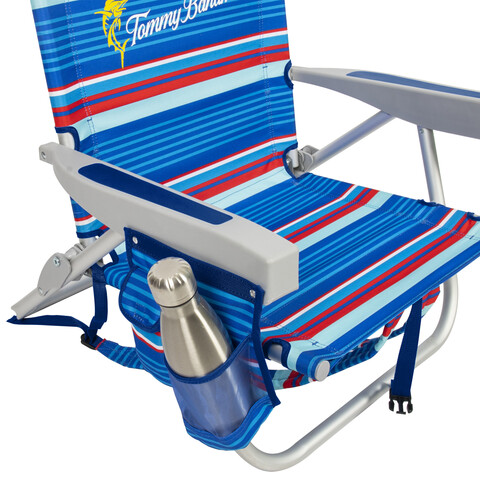 Arms of beach chair.