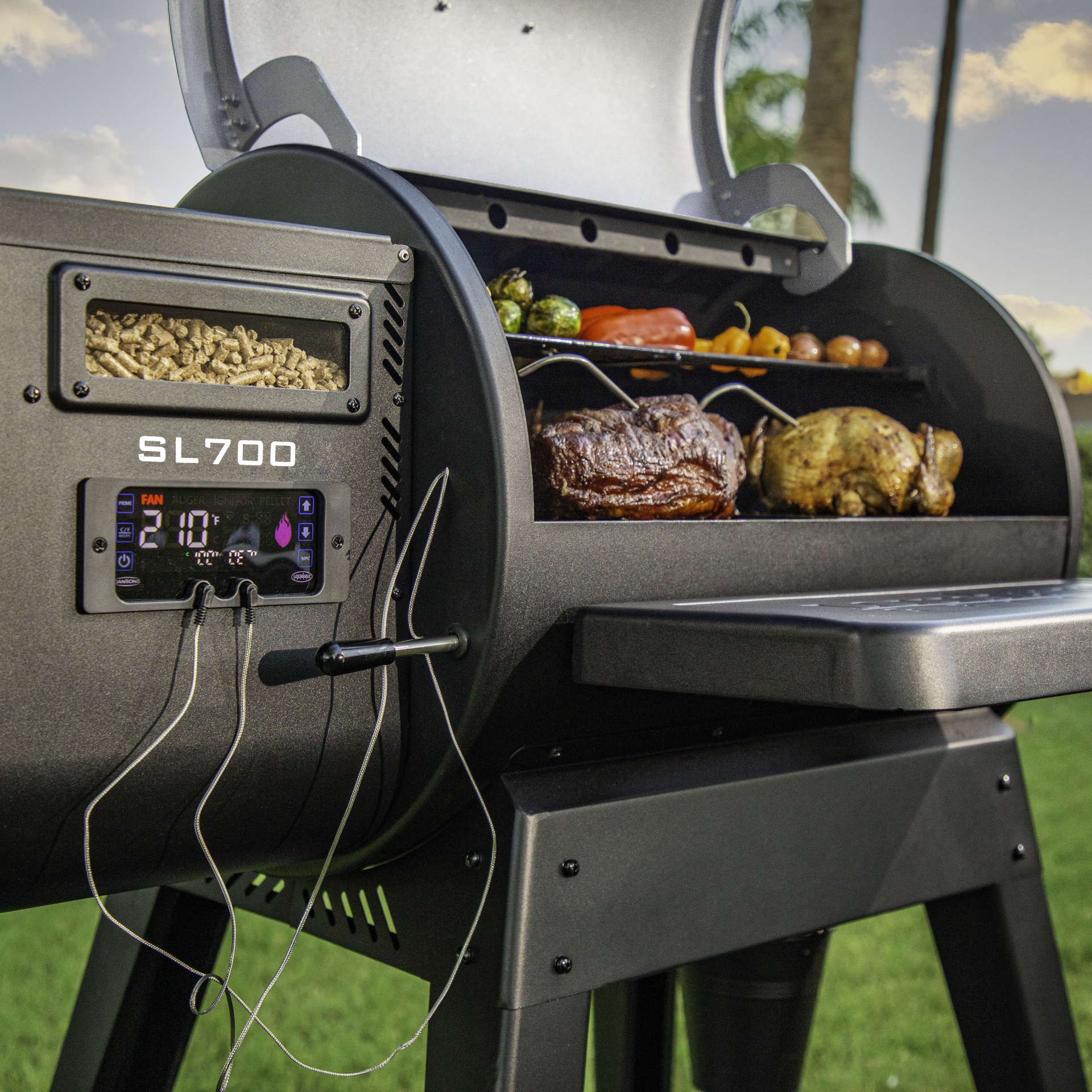 Louisiana Grills SL700 Pellet Grill BUNDLE TOROS COOKWARE BAKEWARE