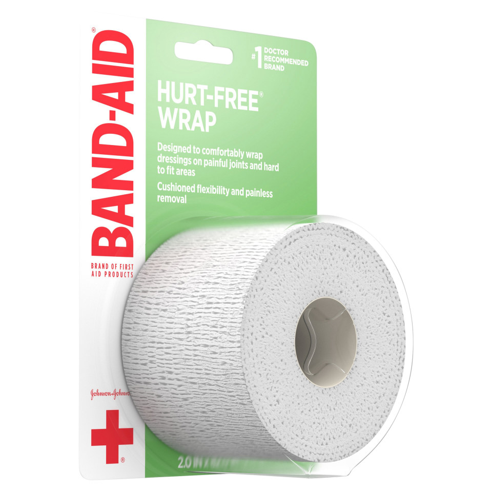 BandAid Brand First Aid Medical Paper Tape, 1 in by 10 yd, 2 ct