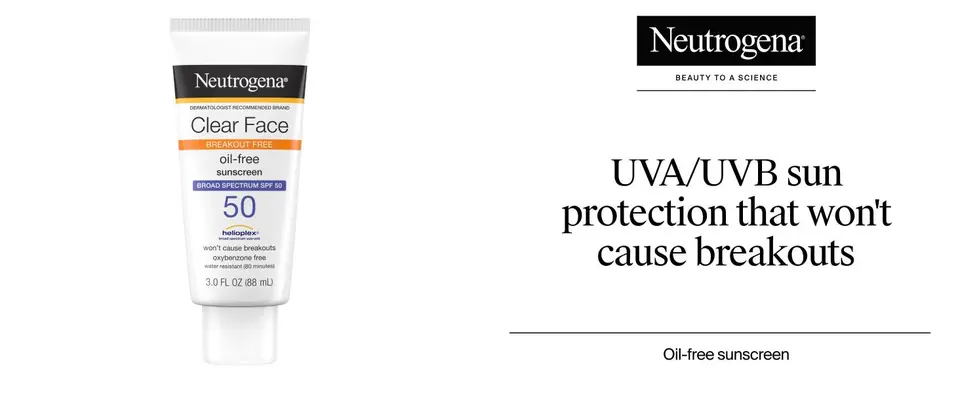 face sunscreen, facial sunscreen, acne sunscreen, sunscreen lotion, acne-prone skin, clogged pores