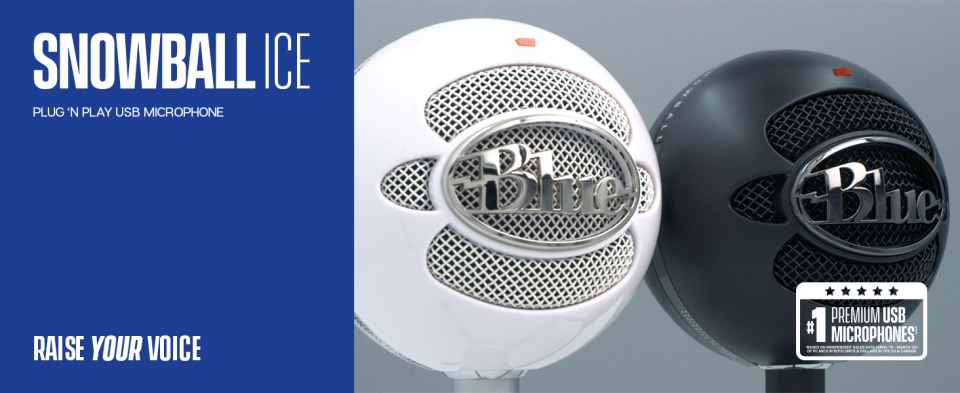 thumbnail video image 2 of Blue Snowball iCE USB Mic for Recording and Streaming on PC and Mac, Cardioid Condenser Capsule, Adjustable Stand, Plug and Play - Black, 2 of 6