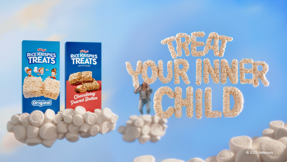 thumbnail video image 2 of Rice Krispies Treats Original Chewy Crispy Marshmallow Squares, Snacks Value Pack, 31.2 oz, 40 Count, 2 of 11