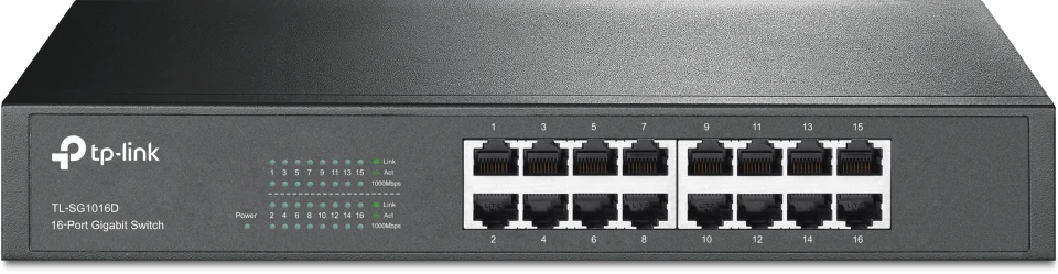 ルーター・ネットワーク機器 TP-Link 16-Port PoE+ Switch TP-LINK 16-Port Gigabit Desktop/Rackmount Switch | Nebraska