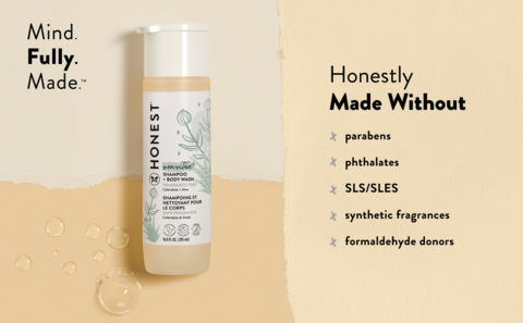 The Honest Company Baby Shampoo + Body Wash, Sensitive Fragrance