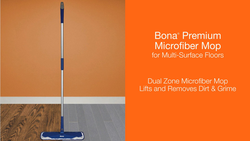 thumbnail video image 2 of Bona® Premium Multi-Surface Sweep & Clean Mop, 2 of 11