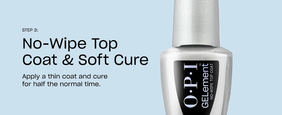 sep three no wipe top coat and soft cure