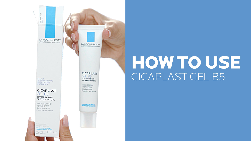 thumbnail video image 2 of La Roche-Posay Cicaplast Gel B5 Skin Protectant, 1.35 fl oz, 2 of 9
