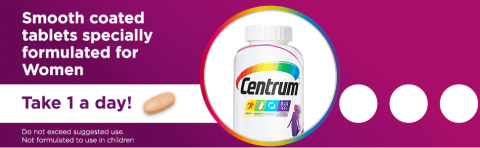 Centrum Multivitamins for Women, Multivitamin/Multimineral Supplement - 120  Count 