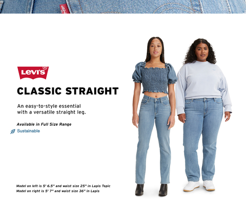 Levi's Women's Classic Straight Jeans (plus Size), Women's Jeans