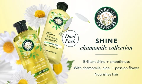 Herbal Essences Shine Collection Chamomile Shampoo and Conditioner