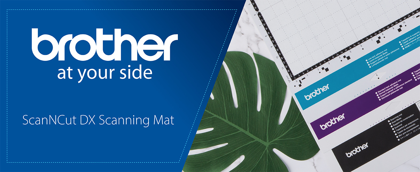Brother ScanNCut Mat CAMATS12, 12 x 12 Scanning Mat, Non-Tack to Convert Materials
