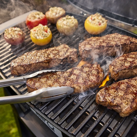 Weber Q2800N+ グリル ブラック 1501206 Weber Q2800N+ Portable Propane Gas BBQ Grill - Midnight